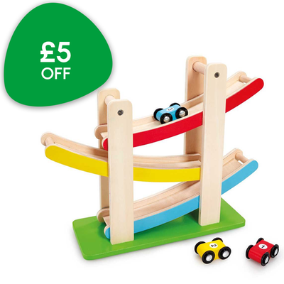 Woodlets Zig Zag Wooden Car Track