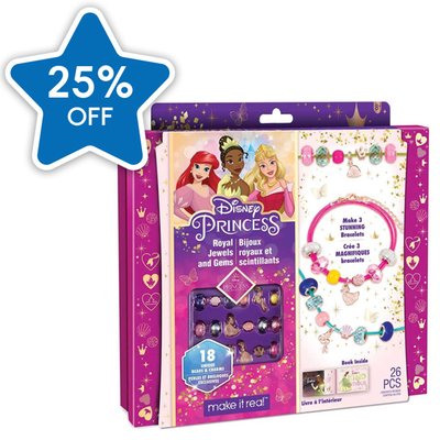 Disney Princess 2-in-1 Royal Jewels and Gems Craft Set