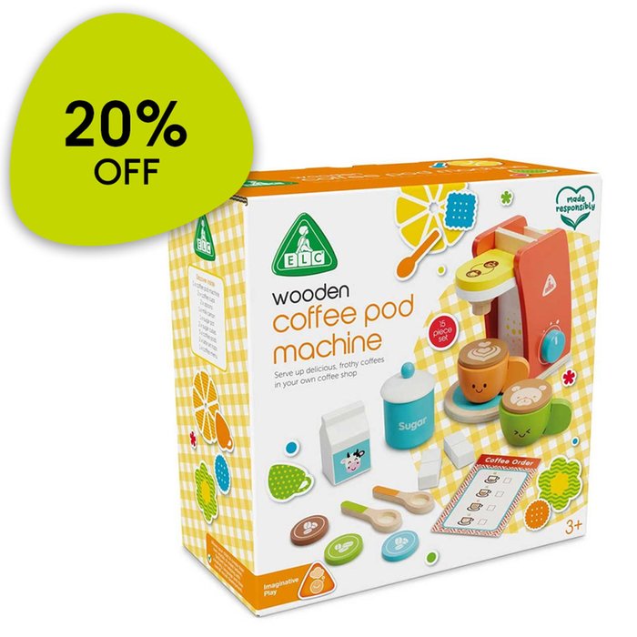 Early Learning Centre Wooden Coffee Pod Machine