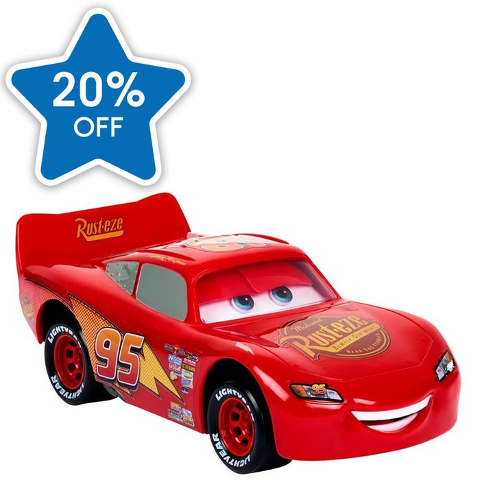 Large lightning mcqueen car deals