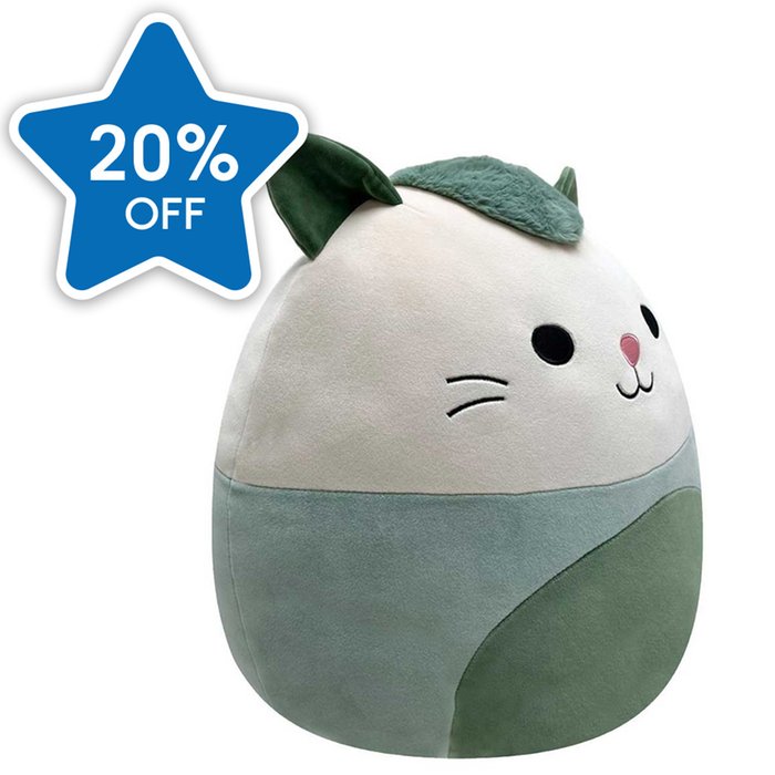 Squishmallows 40cm Willoughby the Green Possum 