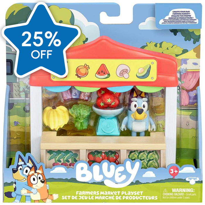 Bluey Farmers Market Playset