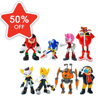 Sonic Prime Collectible Figures 10 Pack (Styles Vary)