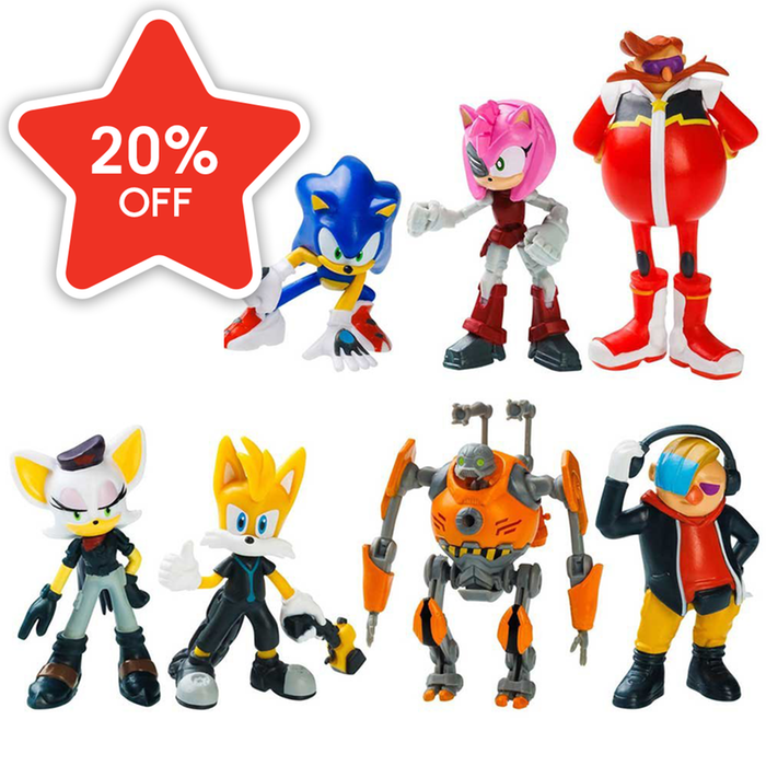 Sonic Prime Collectible Figures 10 Pack (Styles Vary)