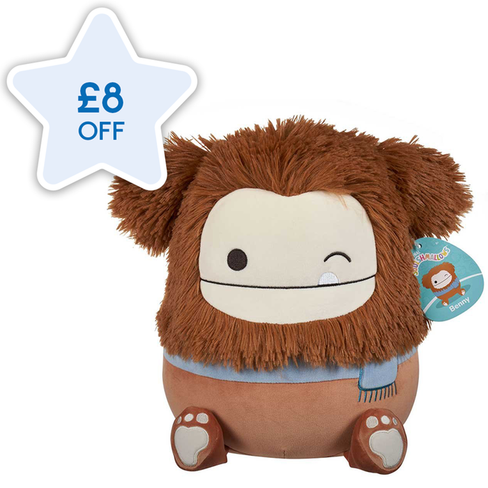 Squishmallows 30cm Benny the Winking Brown Bigfoot 