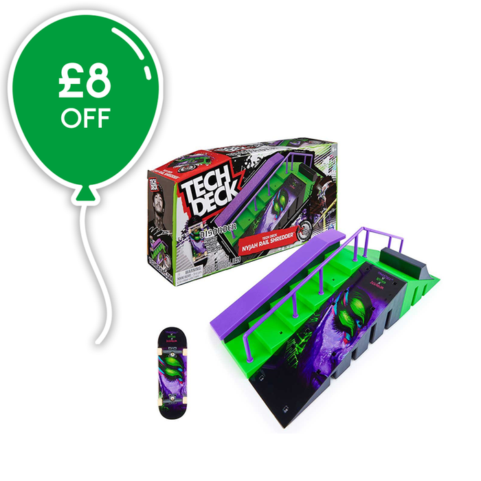 Tech Deck Nyjah Rail Shredder Fingerboard Playset