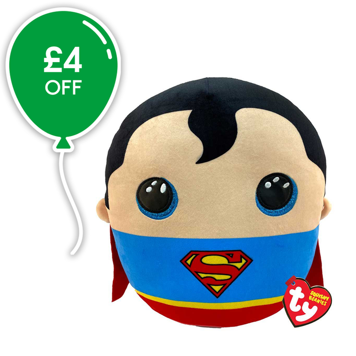 Ty Squish-a-Boos DC Superman 35cm Soft Toy