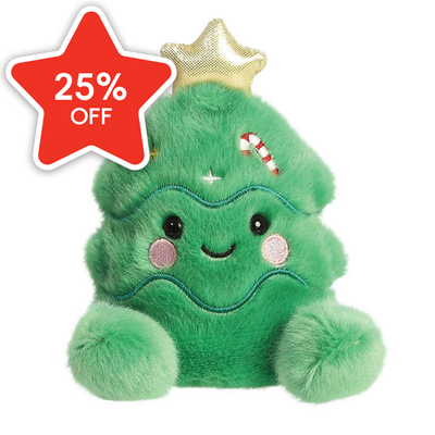 Palm Pals Jubilee Christmas Tree 13cm Soft Toy