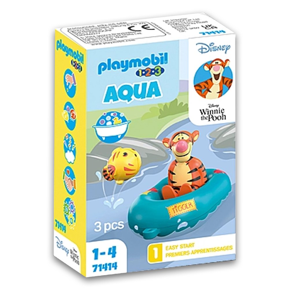 Moonpig Playmobil 123 Disney Tigger's Rubber Boat Ride Toys & Games