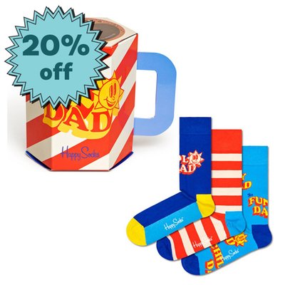 Happy Socks 3pk Father of the Year Gift Set