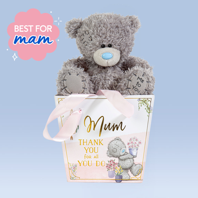 Tatty Teddy Mum Thank You 13cm Bear In Bag