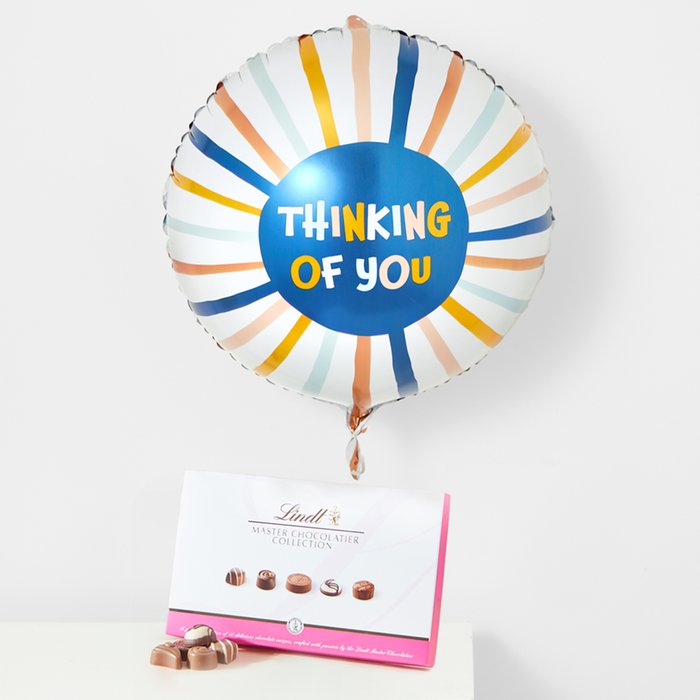 Thinking of You Balloon & Lindt Chocolates