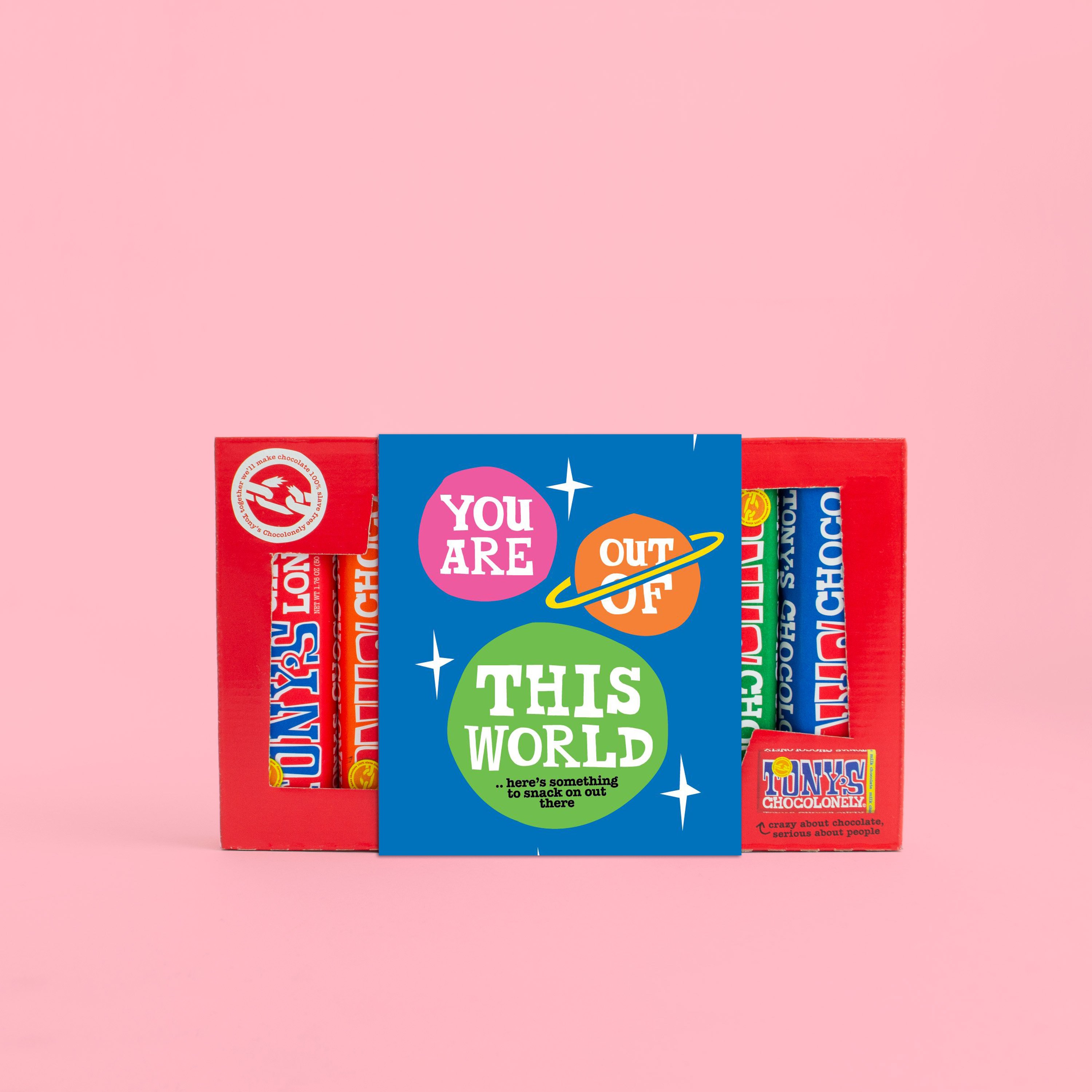 Tony's Chocoloney Tony's Chocolonely Out Of This World Tasting Pack 288G
