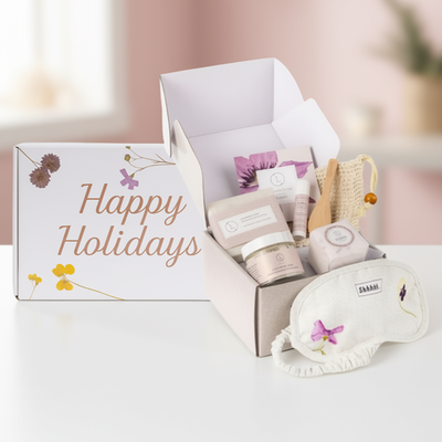 Happy Holidays Bath and Body Gift Set by Lizush