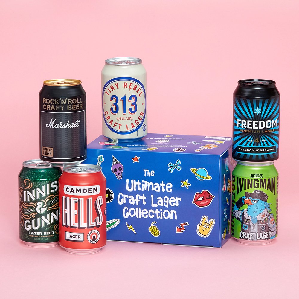 Best Of British Beer Ultimate Craft Lager 6 Pack Cube