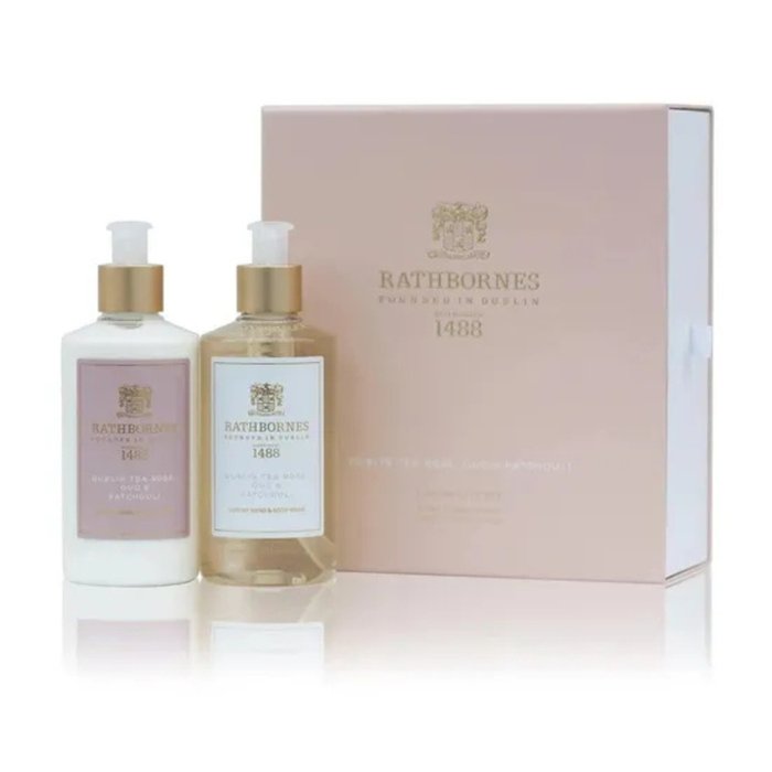 Luxury Dublin Tea Rose Wash & Lotion Gift Set