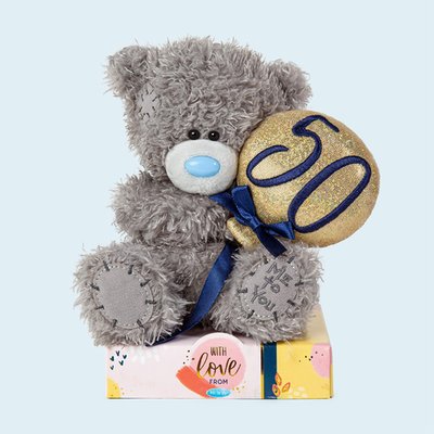 Tatty Teddy 16.5cm 50th Birthday Bear