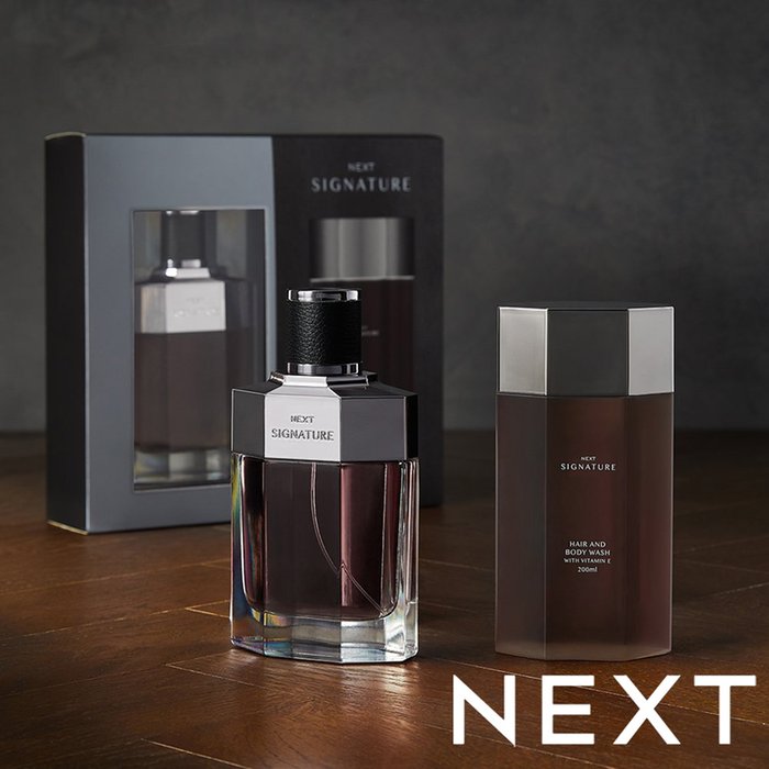 NEXT Signature 100ml Eau de Parfum and 200ml Hair and Body Wash Gift Set