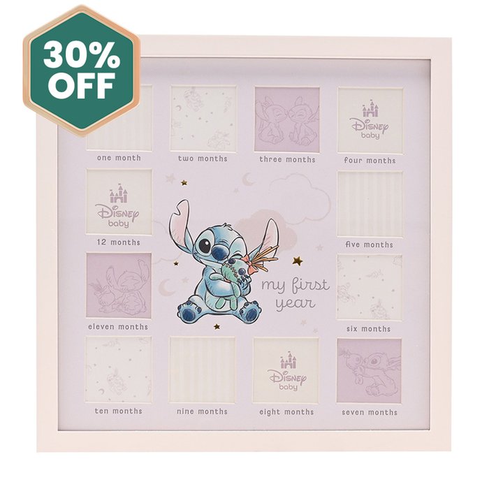 Stitch Baby First Year Photo Frame