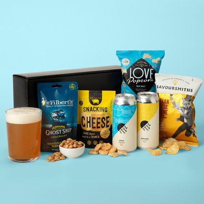 Beer & Snacks Hamper 2x440ml