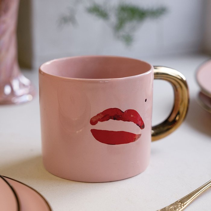 Rockett St George Pink Marilyn Monroe Mug