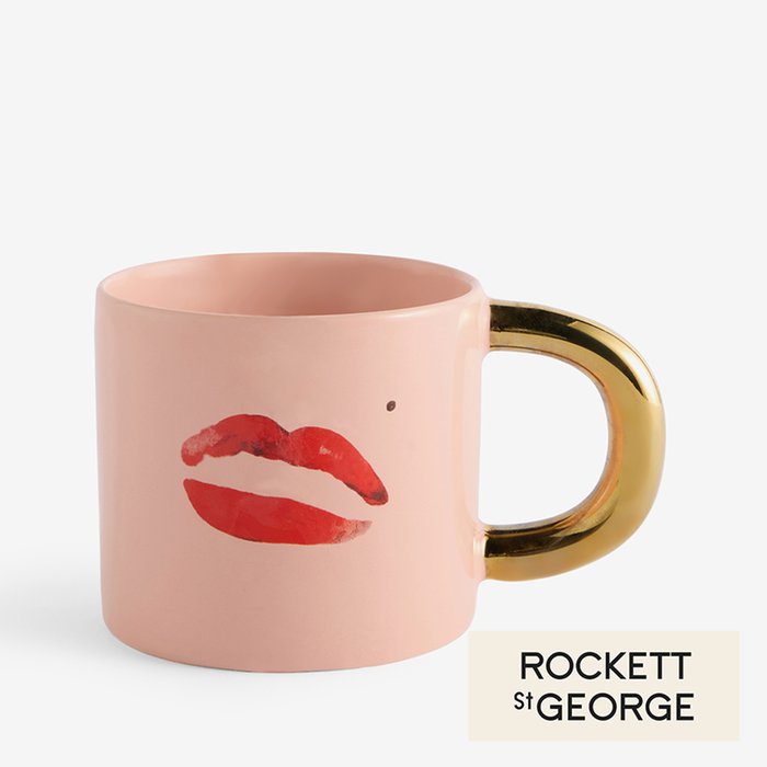 Rockett St George Pink Marilyn Monroe Mug
