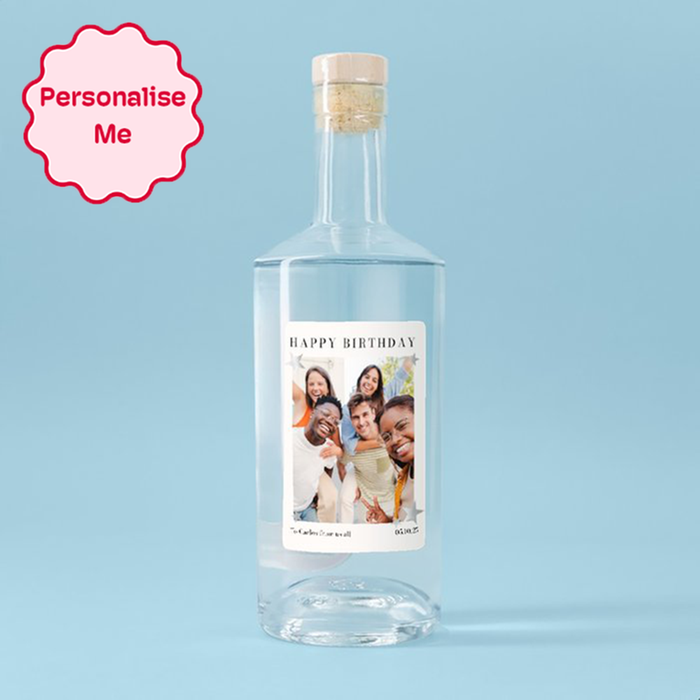 Personalised Photo Happy Birthday Vodka