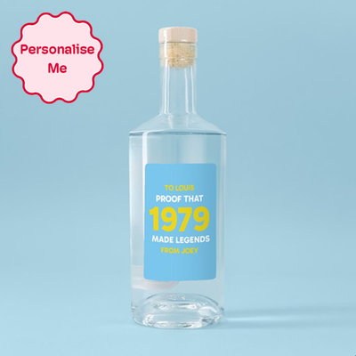 Personalised Legends Year Vodka