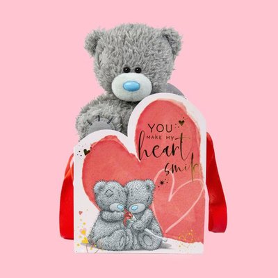 Tatty Teddy Love Heart Soft Toy & Gift Bag