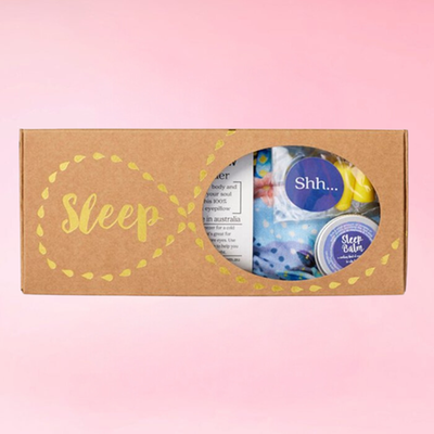 Sleep Blue Cockatoo Eye Pillow, Sleep Balm & Earplugs