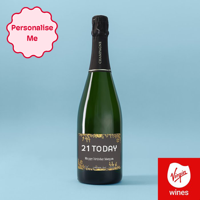 Personalised Birthday Milestone Champagne 75cl