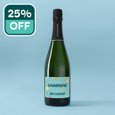 Personalised New Home Champagne 75cl