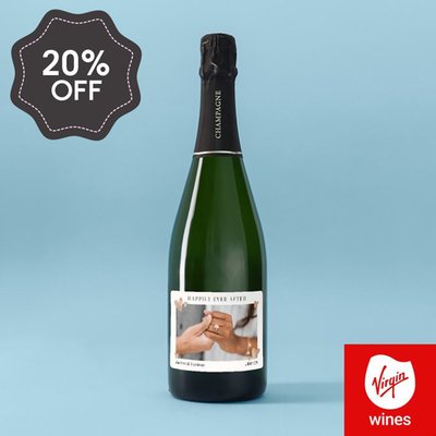 Personalised Happily Ever After Champagne 75cl