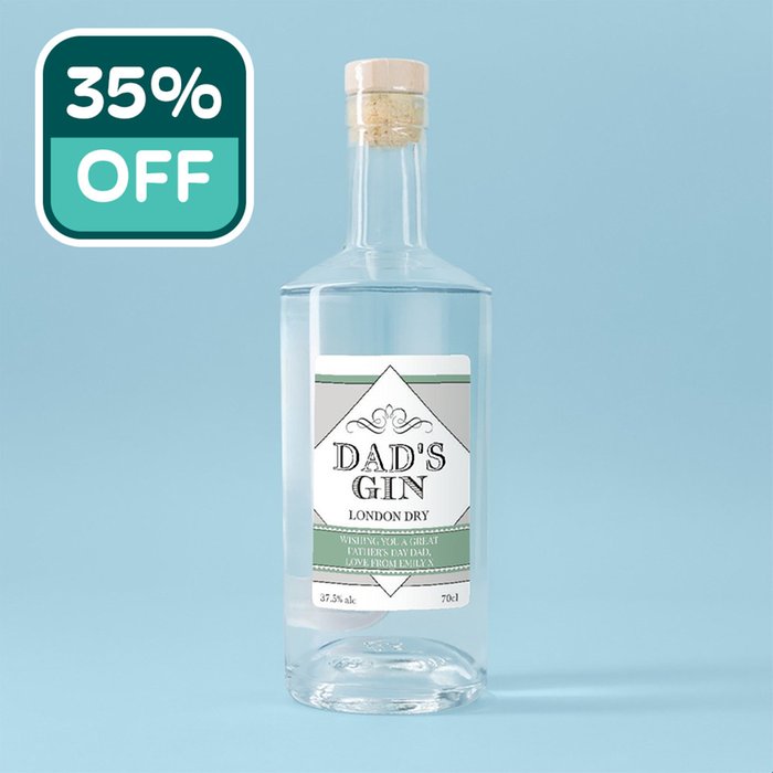 Personalised Gin Dad 70cl