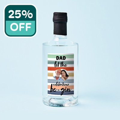 Personalised Dad Celebrations Gin 70cl