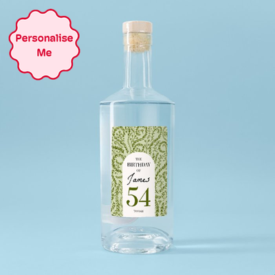 Personalised Age Birthday Gin 70cl