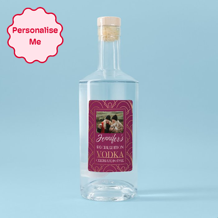 Personalised Celebrate In Style Vodka 70cl