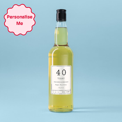 Personalised Milestone Birthday Whisky 70cl