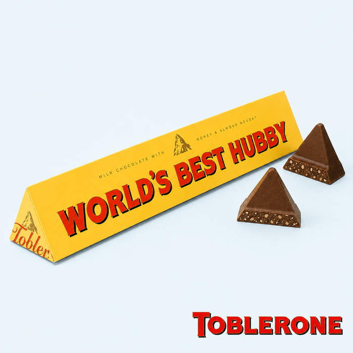 World's Best Hubby Toblerone 340g