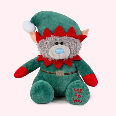 Tatty Teddy 13cm Christmas Elf Bear 