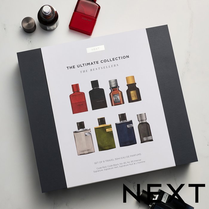 NEXT Set of 8 The Ultimate Collection 30ml Eau de Parfum Discovery Gift Set