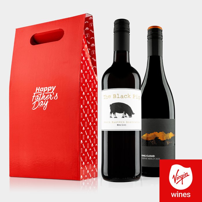 Happy Father's Day Dad Merlot Lovers Duo