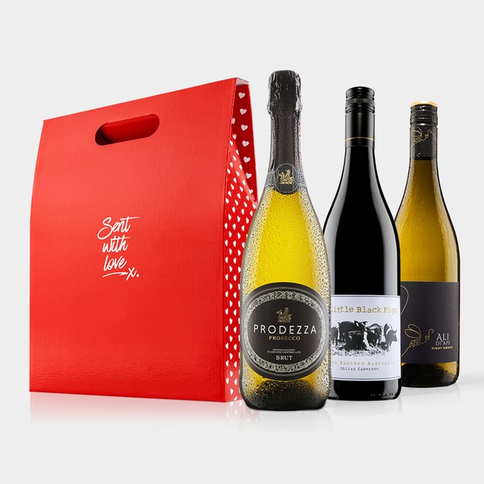 Virgin Wines Sent with Love Wine trio with Prosecco