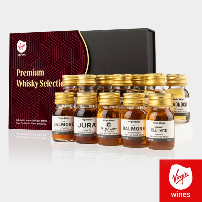 Virgin Wines Premium Whisky Tasting Gift Set