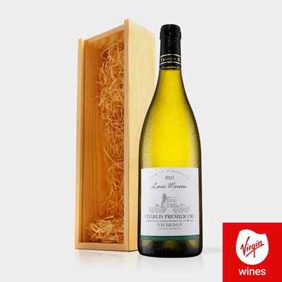 Virgin Wines Chablis Premier Cru in Wooden Gift Box