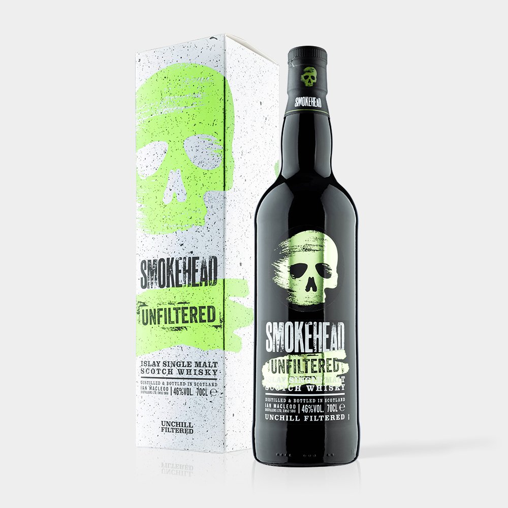 Virgin Wines Smokehead Unfiltered Islay Single Malt Whisky