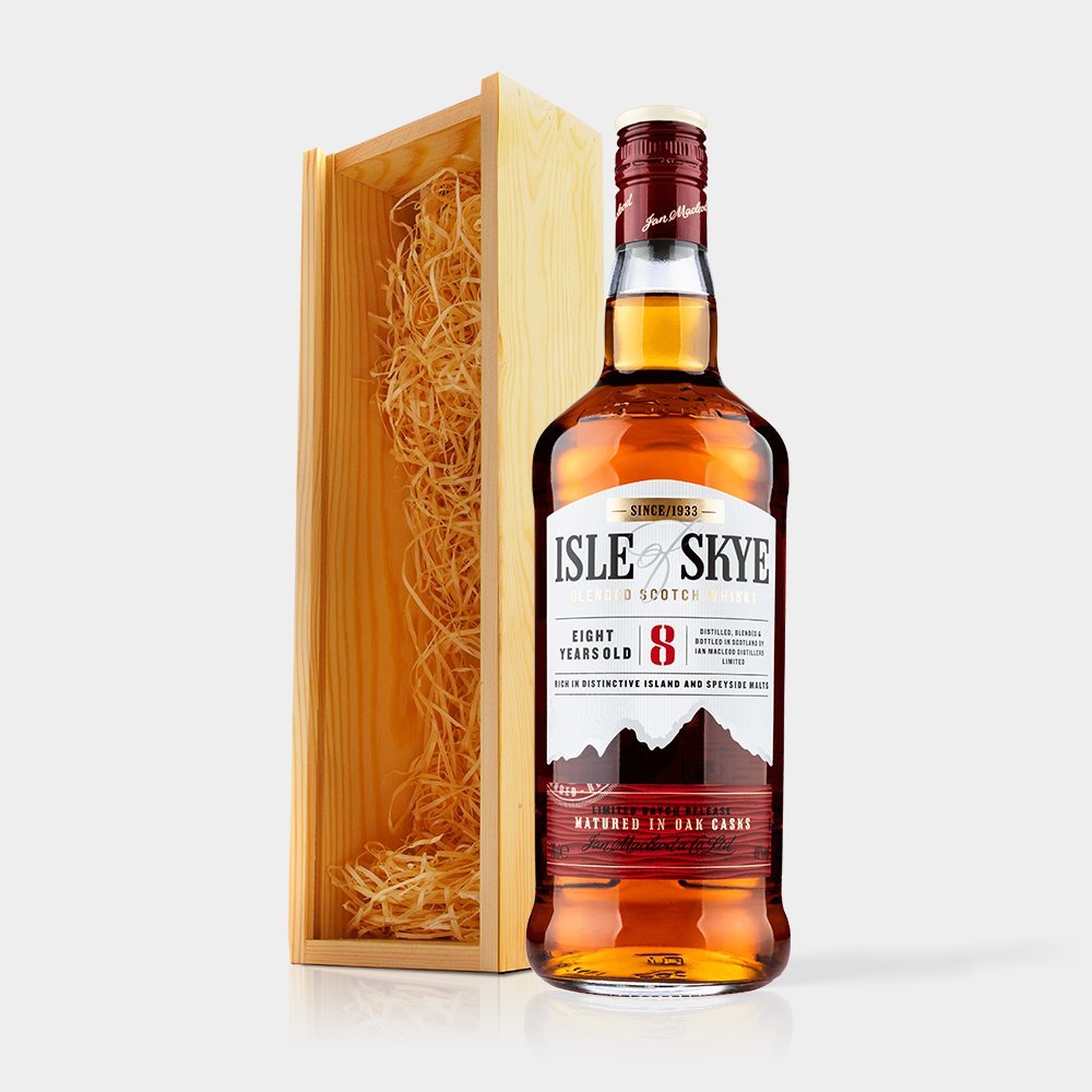 Virgin Wines Isle Of Skye Whisky In Wooden Gift Box