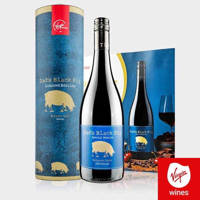 Virgin Wines Dad’s Black Pig Shiraz