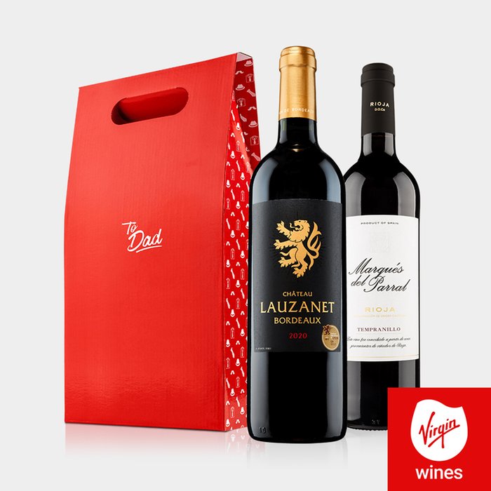 Virgin Wines To Dad Rioja and Bordeaux Red Wine Duo