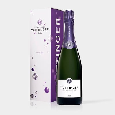 Champagne Taittinger Nocturne Sec in gift box